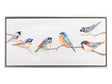 Birdie Birds Blue Canvas by Crestview at Eve Furniture