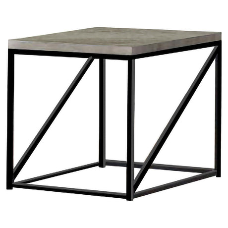 Birdie Gray Square End Table Sonoma by Coaster at Eve Furniture