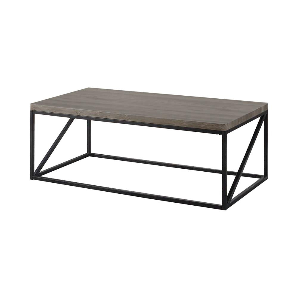 Birdie Sonoma Gray Rectangular Coffee Table