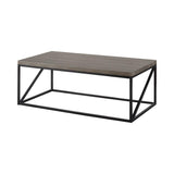 Birdie Sonoma Gray Rectangular Coffee Table