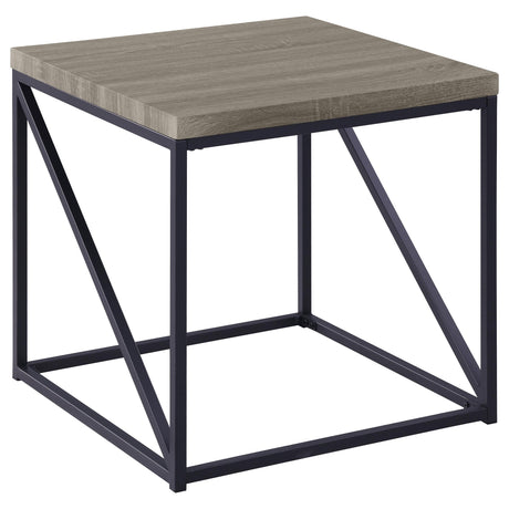 Birdie Sonoma Gray 2-Piece Coffee and End Table Set by Coaster at Eve Furniture