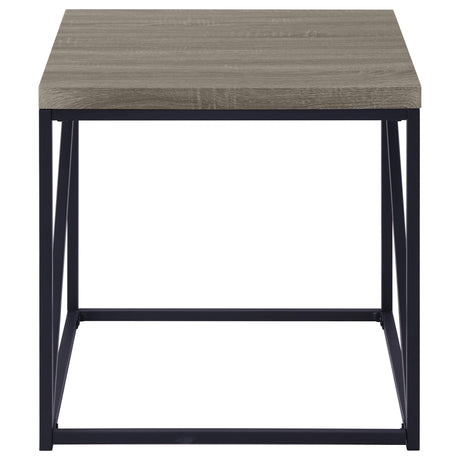 Birdie Sonoma Gray 2-Piece Coffee and End Table Set by Coaster at Eve Furniture