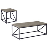 Birdie Sonoma Gray 2-Piece Coffee and End Table Set by Coaster at Eve Furniture