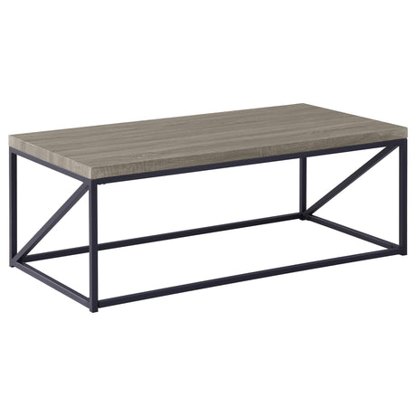 Birdie Sonoma Gray 3-Piece Coffee and End Table Set by Coaster at Eve Furniture