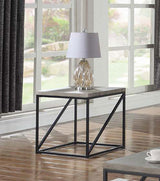 Birdie Square End Table Sonoma Gray