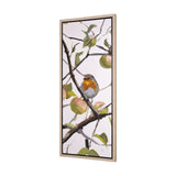 Birds & Apples I by Mercana Studio a Hand Embellished Textured Framed Canvas by Mercana at Eve Furniture