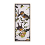 Birds & Apples II by Mercana Studio a Hand Embellished Textured Framed Canvas by Mercana at Eve Furniture