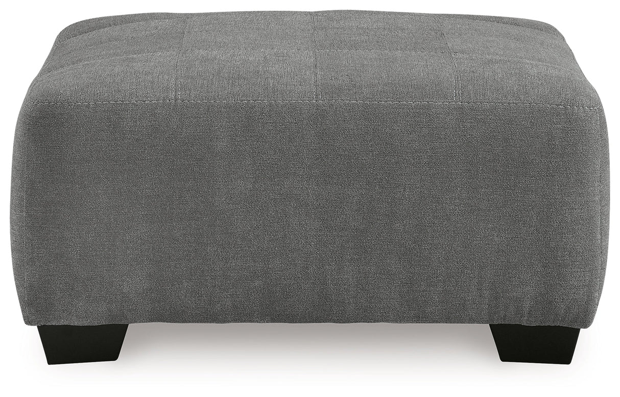 Birkdale Court Gray Oversized Accent Ottoman