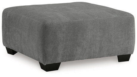 Birkdale Court Gray Oversized Accent Ottoman by Ashley at Eve Furniture