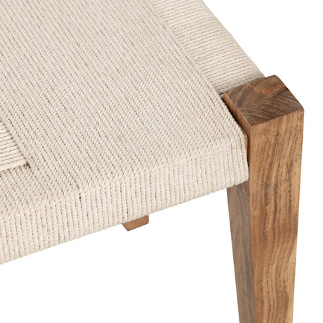Biscayne Beige/Brown Accent Bench by Crestview at Eve Furniture