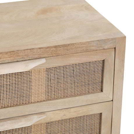 Biscayne Brown/Gold Chest by Crestview at Eve Furniture