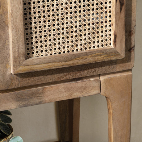 Biscayne Brown/Tan Bar Cabinet by Crestview at Eve Furniture