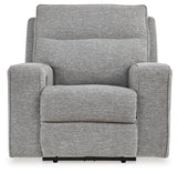 Biscoe Pewter Power Recliner