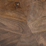 Bisel White & Walnut Side Table by Zuomod at Eve Furniture