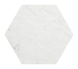 Bisel White & Walnut Side Table by Zuomod at Eve Furniture