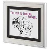 Bison by Marie, Natasha a Framed Art Print Matted under Glass by Mercana at Eve Furniture
