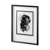 Bison I by Mercana Studio a Hand Embellished Textured Framed Art Print Matted under Glass by Mercana at Eve Furniture