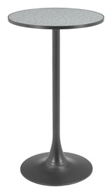 Bite Gray & Black Bar Table by Zuomod at Eve Furniture