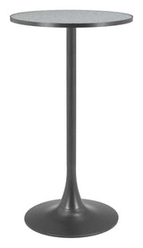 Bite Gray & Black Bar Table by Zuomod at Eve Furniture