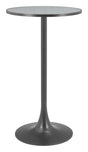 Bite Gray & Black Bar Table by Zuomod at Eve Furniture