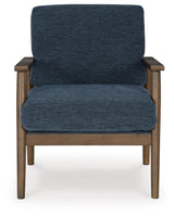 Bixler Navy Accent Chair by Ashley at Eve Furniture