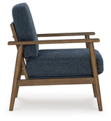 Bixler Navy Accent Chair by Ashley at Eve Furniture