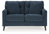 Bixler Navy Loveseat