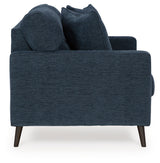 Bixler Navy Loveseat