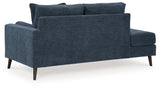 Bixler Navy Right-Arm Facing Corner Chaise