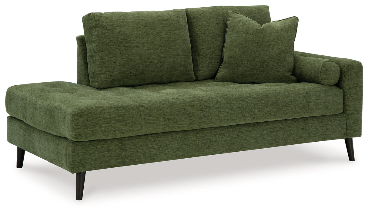 Bixler Olive Right-Arm Facing Corner Chaise