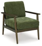Bixler Olive Showood Accent Chair by Ashley at Eve Furniture