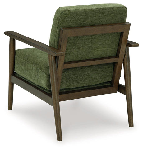 Bixler Olive Showood Accent Chair by Ashley at Eve Furniture