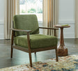 Bixler Olive Showood Accent Chair by Ashley at Eve Furniture