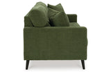 Bixler Olive Sofa and Loveseat by Ashley at Eve Furniture