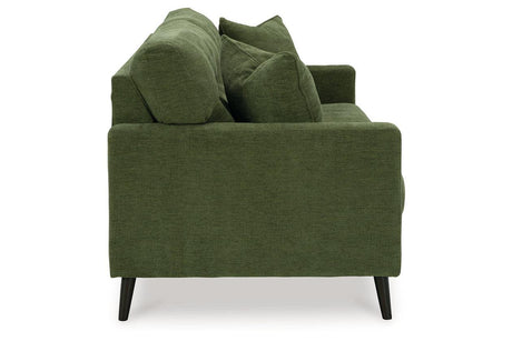 Bixler Olive Sofa and Loveseat by Ashley at Eve Furniture