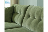 Bixler Olive Sofa and Loveseat by Ashley at Eve Furniture