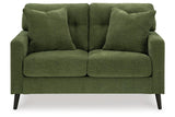Bixler Olive Sofa and Loveseat by Ashley at Eve Furniture