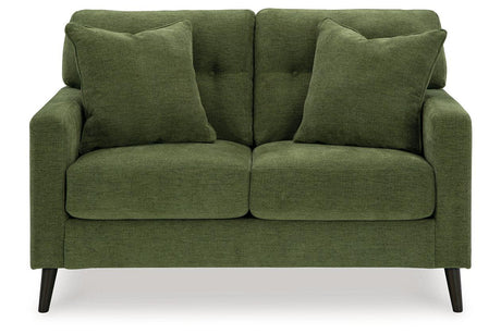 Bixler Olive Sofa and Loveseat by Ashley at Eve Furniture