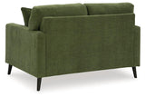 Bixler Olive Sofa and Loveseat by Ashley at Eve Furniture