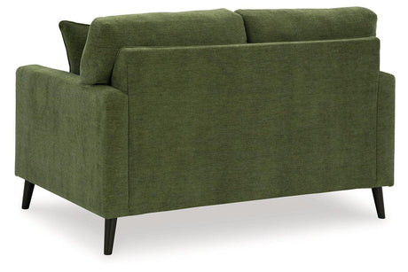 Bixler Olive Sofa and Loveseat by Ashley at Eve Furniture
