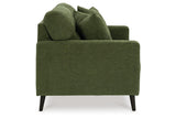 Bixler Olive Sofa and Loveseat by Ashley at Eve Furniture
