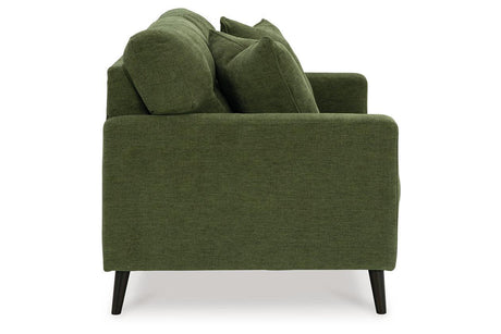 Bixler Olive Sofa and Loveseat by Ashley at Eve Furniture