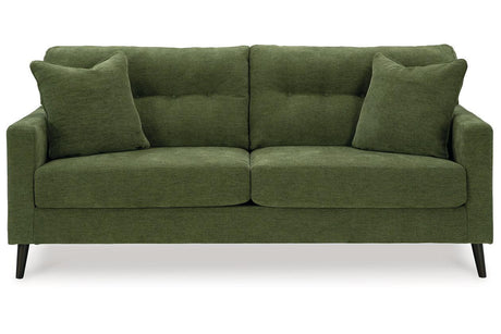 Bixler Olive Sofa and Loveseat by Ashley at Eve Furniture