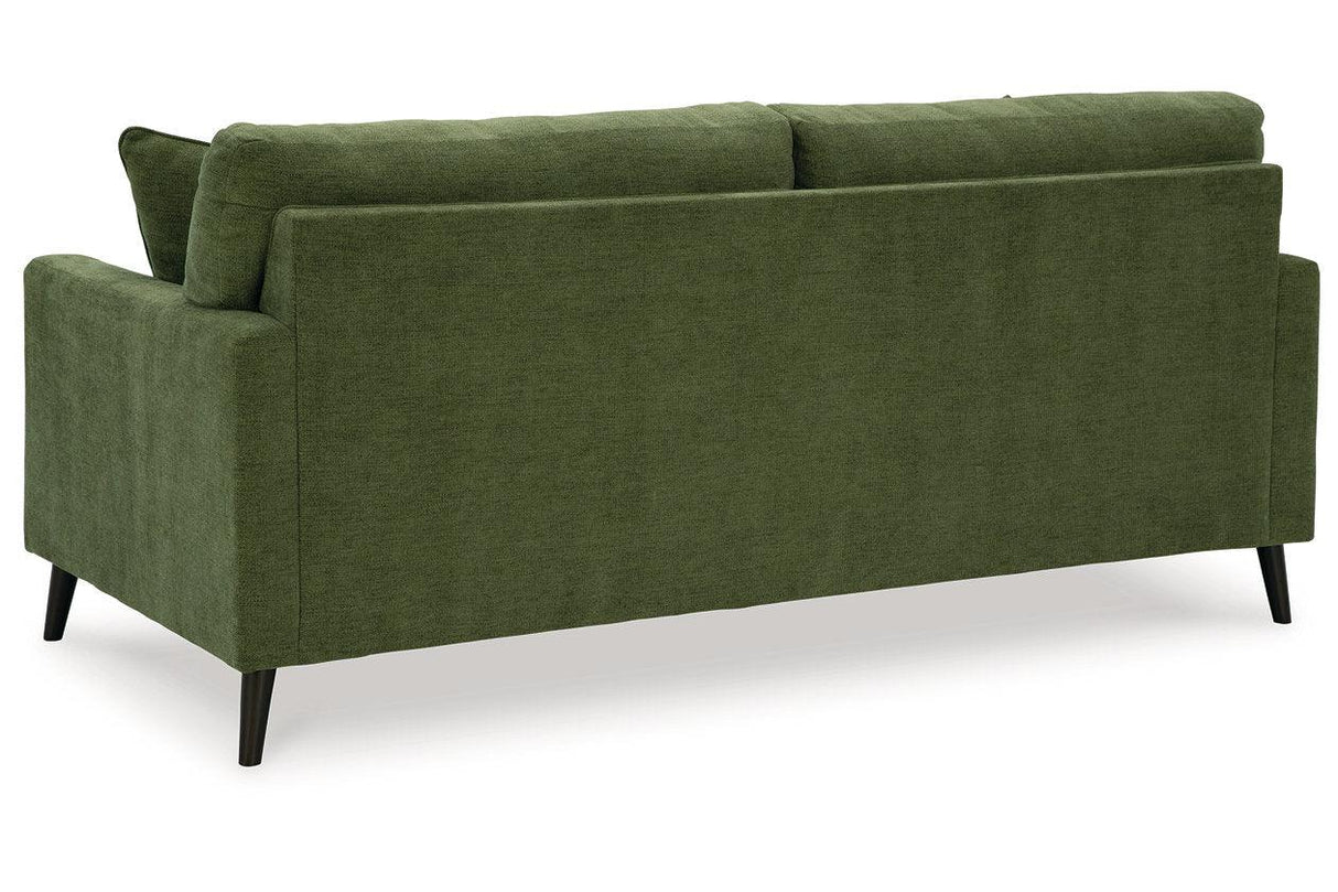 Bixler Olive Sofa and Loveseat by Ashley at Eve Furniture