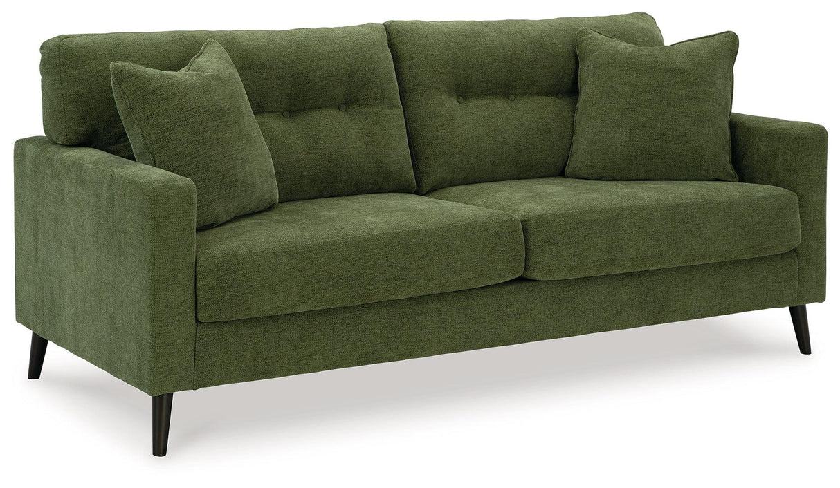 Bixler Olive Sofa by Ashley at Eve Furniture