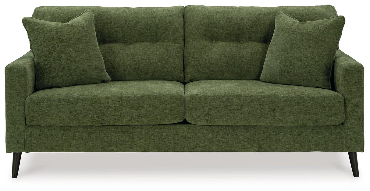 Bixler Olive Sofa by Ashley at Eve Furniture
