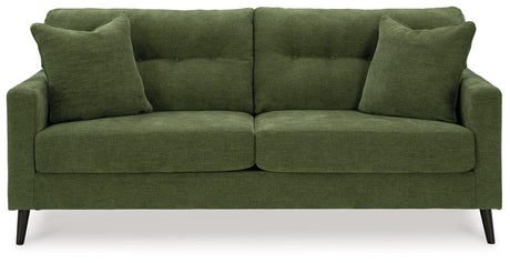 Bixler Olive Sofa by Ashley at Eve Furniture