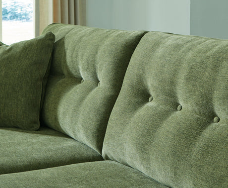Bixler Olive Sofa by Ashley at Eve Furniture