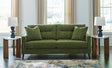 Bixler Olive Sofa by Ashley at Eve Furniture