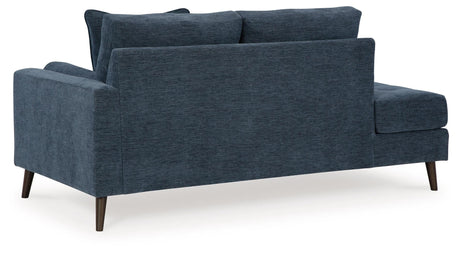 Bixler Navy Right-Arm Facing Corner Chaise by Ashley at Eve Furniture